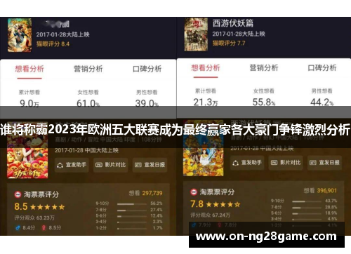 谁将称霸2023年欧洲五大联赛成为最终赢家各大豪门争锋激烈分析