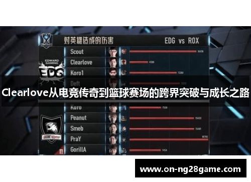 Clearlove从电竞传奇到篮球赛场的跨界突破与成长之路
