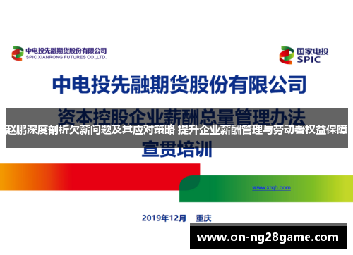 赵鹏深度剖析欠薪问题及其应对策略 提升企业薪酬管理与劳动者权益保障